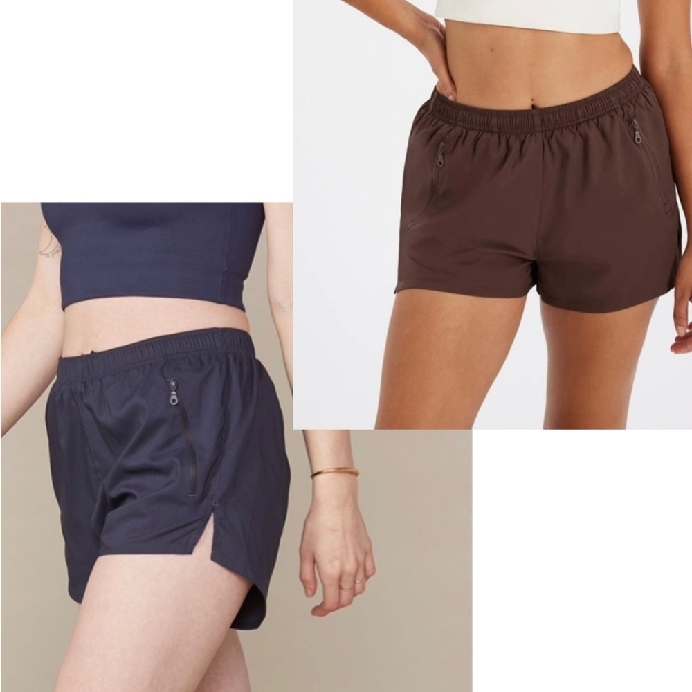2 Pairs of Girlfriend Collective Gazelle Shorts